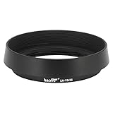 Haoge LH-VM36 バヨネットメタルラウンドレンズフードシェード フォクトレンダー Voigtlander VoightLander Nokton Aspherical 40mm f/1.2 VM Nokton II Aspherical 35mm f1.2 VM Leica Mレンズ交換用 LH-8 ブラック