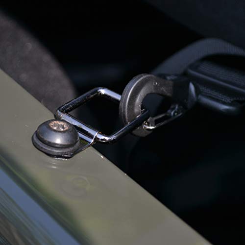 D DOLITY Argolas D de amarração por conjunto para porta-malas Jeep Wrangler com capa de rede de carg