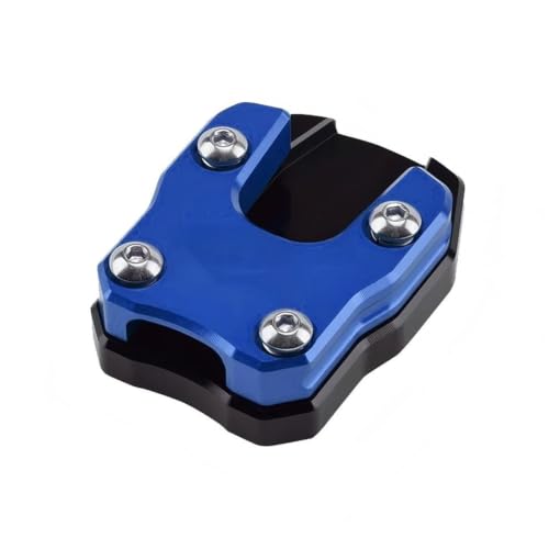 Patin béquille moto pour Grom MSX125 2019-2022 plaque aluminium bleu