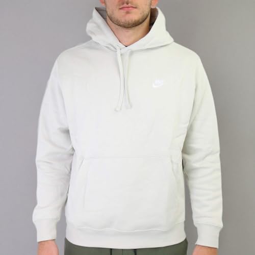NIKE M NSW Club Po Bb Herren-Kapuzenpullover, Light Bone/Light Bone/White, XL, Light Bone/Light Bone/White, XL