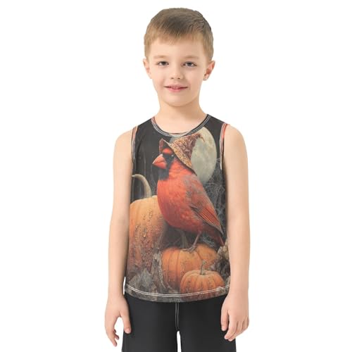 Pumpkin Stack Dark Boys Tank Tops Quik Dry Toddler Tank Top Undershirts T-Shirts for Sports,3T2