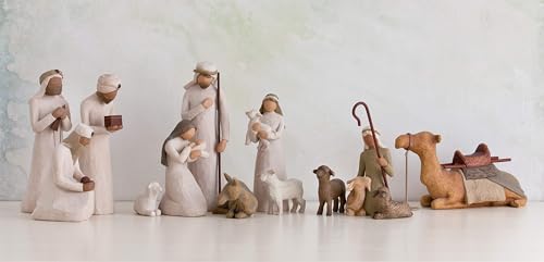 Willow Tree Figura de Reyes Magos: Melchor, Gaspar y Baltasar, Home Deco, Enesco