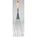 Lawn & Garden 19.5 in. L x 5.2 in. W Steel Rake Wood