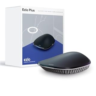 Ezlo Plus Smart Home Hub with Zigbee & Z-Wave. Works with Wi-Fi Devices Associated with Amazon Alexa Devices & Google Assistant to Control Smart Locks, Lights, Switches and CCTV Cameras