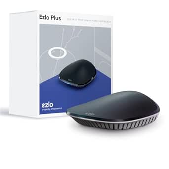 Ezlo Plus Smart Home Hub with Zigbee & Z-Wave. Works with Wi-Fi Devices Associated with Amazon Alexa Devices & Google Assistant to Control Smart Locks, Lights and Switches