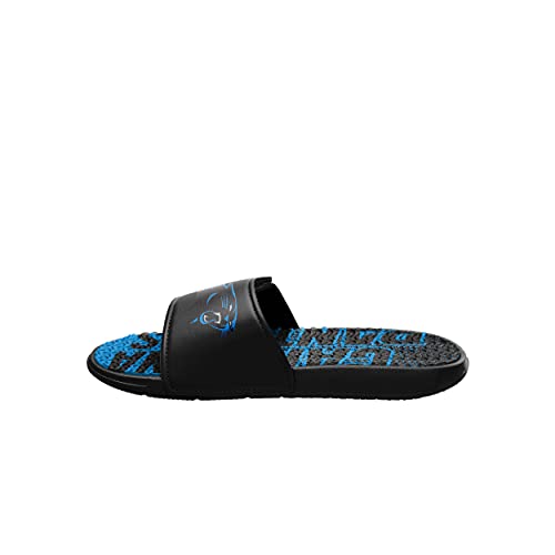 FOCO Carolina Panthers NFL Mens Gradient Wordmark Gel Slide - M4