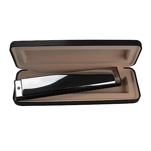 PacuM Harmonica par Instrument Key Harmonica professionnel 21 trous Harpe à double trou avec anches doubles for orgue à bouche d’instrument à son complet Harmonica - Les Beatles, Paul McCartney, John Lennon, RIngo Starr, George Harrison PacuM Harmonica par Instrument Key Harmonica professionnel 21 trous Harpe à double trou avec anches doubles for orgue à bouche d'instrument à son complet Harmonica – Image 3
