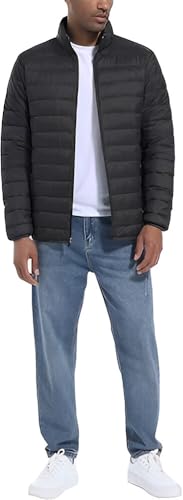 Image of Ben Martin Men's Nylon Jacket|Standard Length Puffer Winter Bomber Jacket|Stylish Jacket|Biker Casual Hoody Jacket