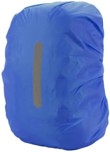 PINEPAN Regenschutz für Rucksäcke mit reflektierenden Streifen, 15L-100L, wasserdichter Rucksack-Regenschutz, Schultasche für Wandern, Camping, Reisen, Radfahren