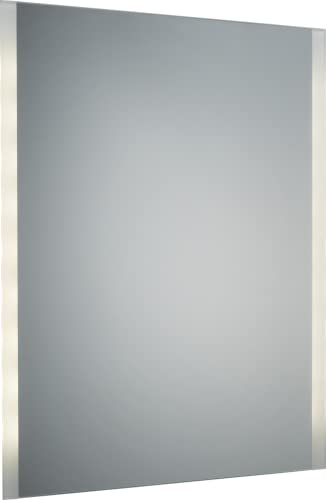 Knightsbridge Battery Operated IP44 LED Edge Lit Bathroom Mirror