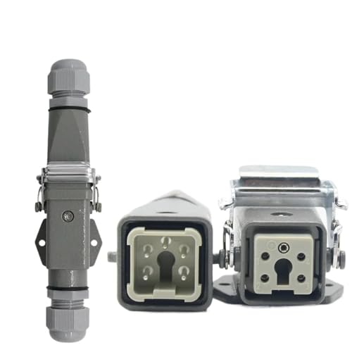 Connecteur robuste HA-005-5 10A étanche avec joint horizontal pour câblage sécurisé