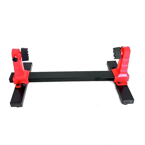 Tidevib Soporte ajustable para PCB de reparación de PCB, giratorio 360°, con abrazaderas de resorte, base de metal, ABS ignífugo, mango de 0 a 300 mm, para color rojo