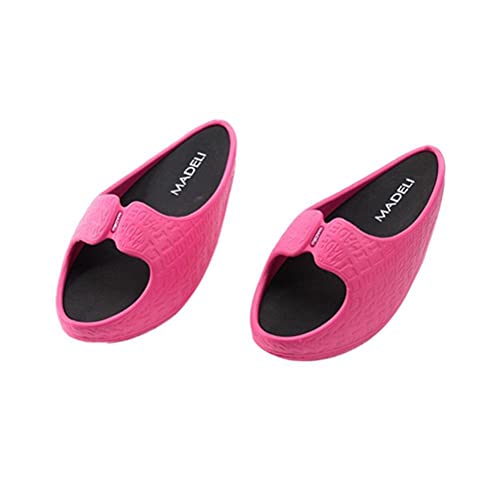 Zapatos para sacudir, zapatillas para bajar de peso con función para adelgazar las piernas Zapatillas de masaje de equilibrio y estiramiento prácticas para adelgazar las piernas Ejercicio perezoso