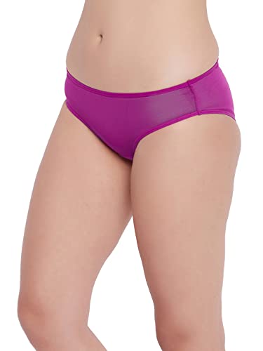 Image of Clovia Women's Low Waist Bikini Panty in Purple