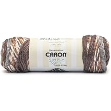 Caron Simply Soft Freckle Stripes Yarn-Sienna 291075-75002