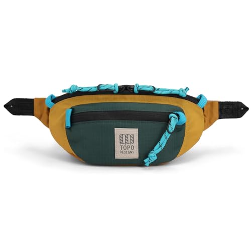 Topo Designs Unisex Mountain Waist Pack Mustard/Forest One Size