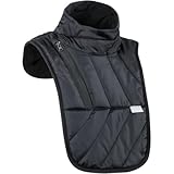 SXLINGDO Motorcycle Winter Neck Scarf for Men, Motorcycle Neck Wind Guard Scarves Chest Protector Adult Neck Warmer Riding (L)