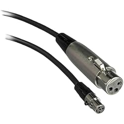 Shure WA310 4-Feet Microphone Adapter Cable, 4-Pin Mini Connector (TA4F) to XLR(F) Connector