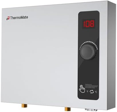 Tankless Water Heater Electric, ThermoMate 14kW 240 Volt On Deman...