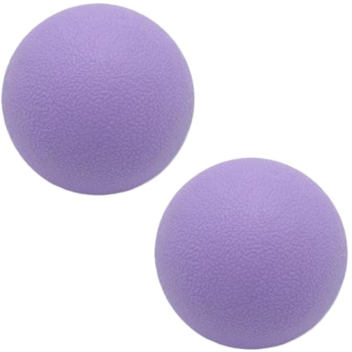 Bola de masaje, bola de masaje de lacrosse, 2 piezas de masaje de terapia de acupunintio, bolas de rodillo de pie, bola para yoga, juego de masaje, bola de masaje de pie