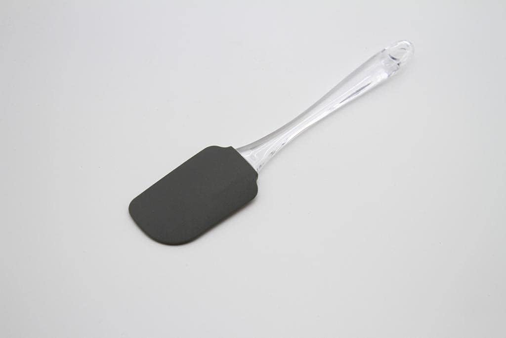 Silicone Spatula Transparent Handle Baking Tool, Mixing Scraper for Cooking, Non-Stick Heat Resistant Kitchen Utensils for Baking and Mixing