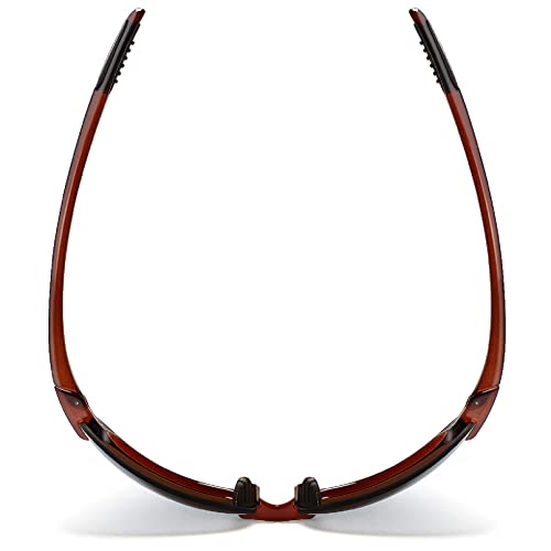 Image of JULI Sports Sunglasses for Men Women Tr90 Rimless Frame for Running Fishing Baseball Driving MJ8001