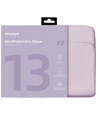Image of innostyle OmniProtect Slim Laptop Sleeve, Lavender, 13inch