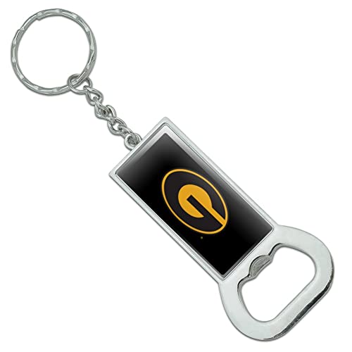 GRAPHICS & MORE Grambling State Secondary Logo Keychain Rectangle Chrome Plated Metal Bottle Cap Opener