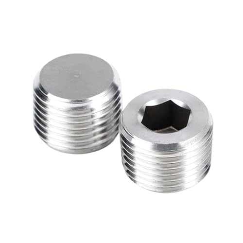 1PC M20x1.5 Metric Fine External Thread 304 SS Inner Hexagon Socket Allen Head Bolt End Cap Stop FRFAMJSDF
