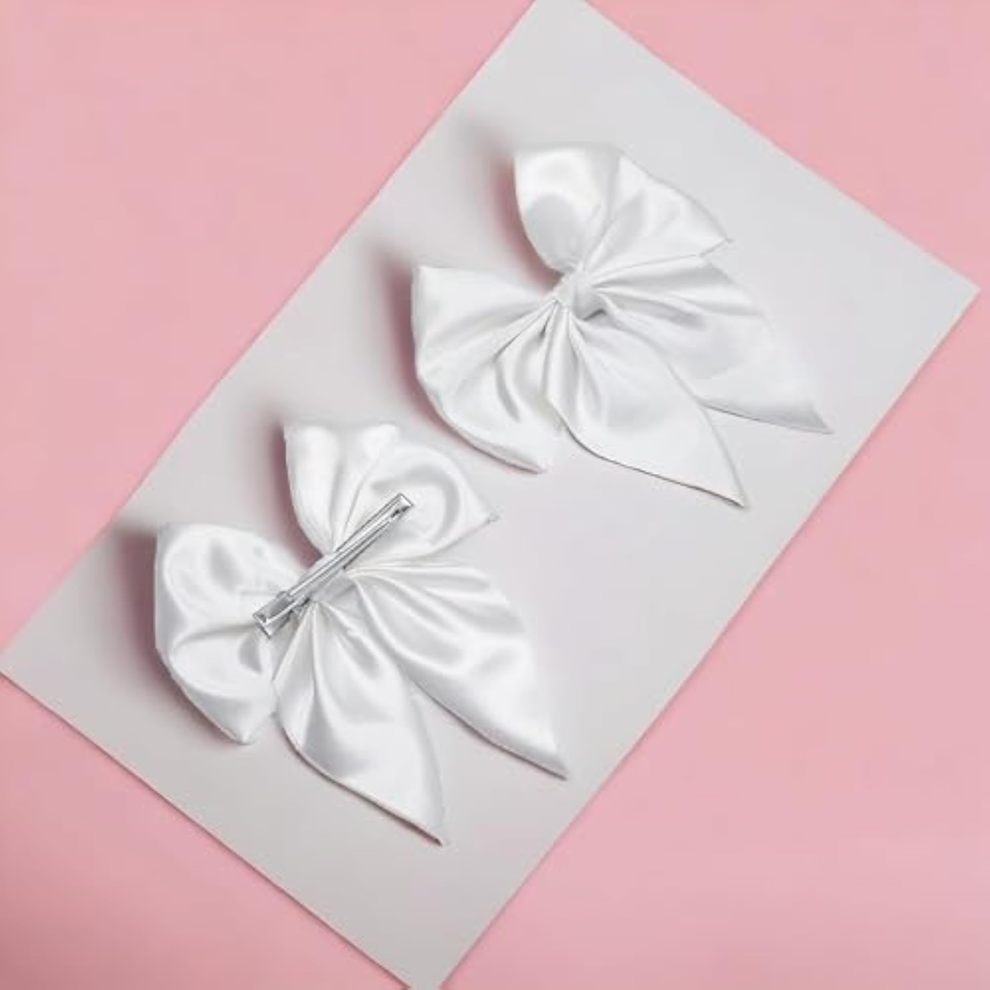 Stylish Bow Clips for Girls & Women, Pack of 2