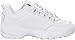 Fila Men's Strada Disruptor fashion sneakers, White/White/White, 8 US