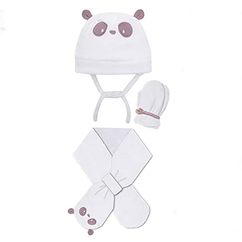 Ensemble bébé 9-18 mois rose de bonnet gants pour balades