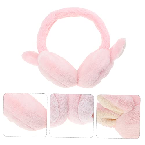 Orejeras de invierno para niños con orejas de conejo, ideales para esquiar 7