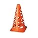 Franklin Sports 3130S1 10 in. Flexible Marker Cones With High Visibility Color44; 4 Pack