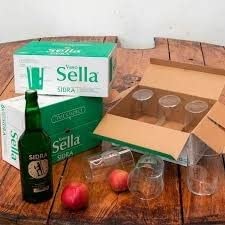 CAJA DE SEIS VASOS DE SIDRA