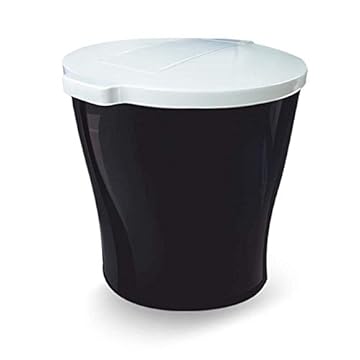 Furacão Pet Canister Redondo Para Racao 15Kg Black Para Cães