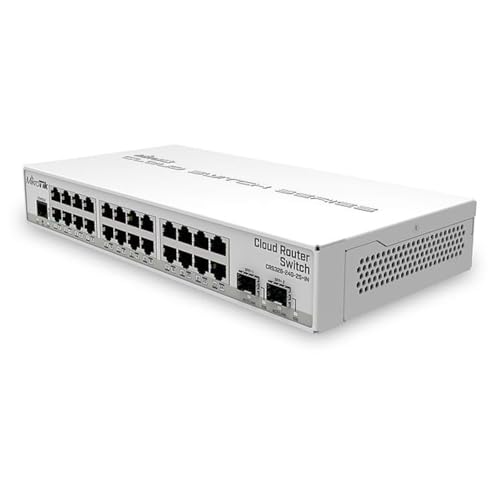 Image of Mikrotik CRS326-24G-2S+in: 24 Ports, 2x SFP+, 10G, Desktop Case, SwOS /RouterOS, White, Plastic