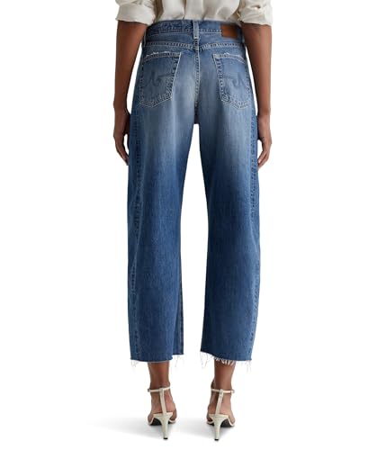 AG Women's Hattie High Rise Crop Barrel2