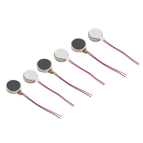 MHADBKH 6 Piezas Precisas Vibraciones Motor Botón Motor para Medicamentos para Juguetes.