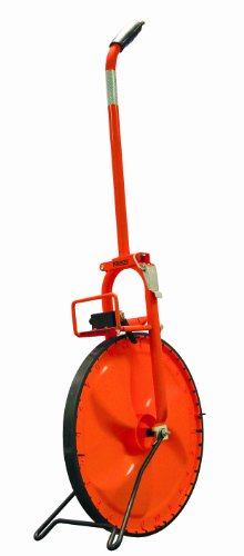 Keson MP415 Metal Frame Measuring Wheel with Two Scale Solid Plastic Wheel (Graduations: ft., in. & 10ths), 15-1/2-Inch Diameter