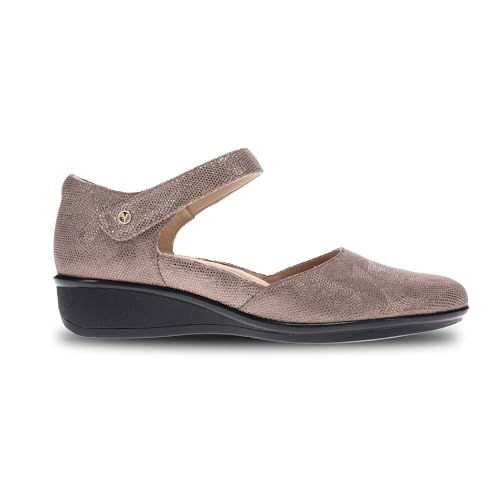 Image of Revere Osaka Mary Jane - Premium Leather - Orthotic-Friendly Removable Insoles - Adjustable Strap - Arch Support - Stylish Wedges for All-Day Comfort