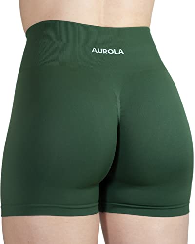 Image of AUROLA Dream Collection Women Workout Shorts High Waist Gym Shorts, Scrunch Butt Seamless Athletic Shorts