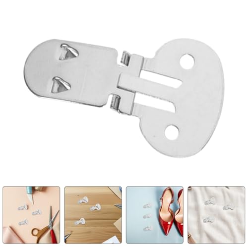 30pcs Large Stainless Steel Flat Blank Shoe Clips for Diy Craft Projects Metal Shoe Accessories Portable for Travel Diy Craft Projects4