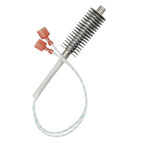 Whychstore Tige d'allumage pour cheminée à granulés Harman 3-20-677200, 120 V, 17 dents avec ailettes de 2,5 cm, pièce de rechange 1-10-06620 3-20-06783