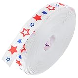LIFKOME 1roll Patriotic Independence Day Ribbon Yards of American Theme Decorative Craft Ribbon for Projects Wrapping and Festive Decorations