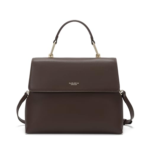 Premium Brown Leather Handbag – Carlheim Sophia