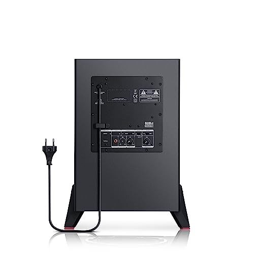 Teufel CONSONO 35 MK3 5.1 Set - Heimkino mit Micro-HiFi-Satelliten, Höhe Sprachverständlichkeit, Starker Subwoofer(optional kabellos) - Schwarz – Bild 5