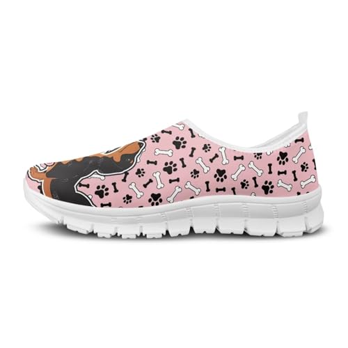 Image of Jeiento Cute Dog Women's Casual Slip On Shoes Loafers Sneakers for Women