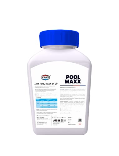 Image of ZYAX Pool MAXX PH UP | Raises Low Ph Reduces Eye Irritation from Pool Water Guards Against Corrosion Preserves Swimming Pool and Equipment Increase Chlorine Effectiveness | 1 KG