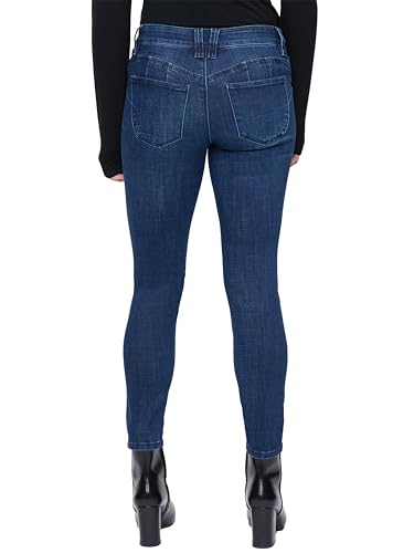 Royalty For Me Womens Women's Petite Wannabettabutt Mid Rise Skinny Jeans3